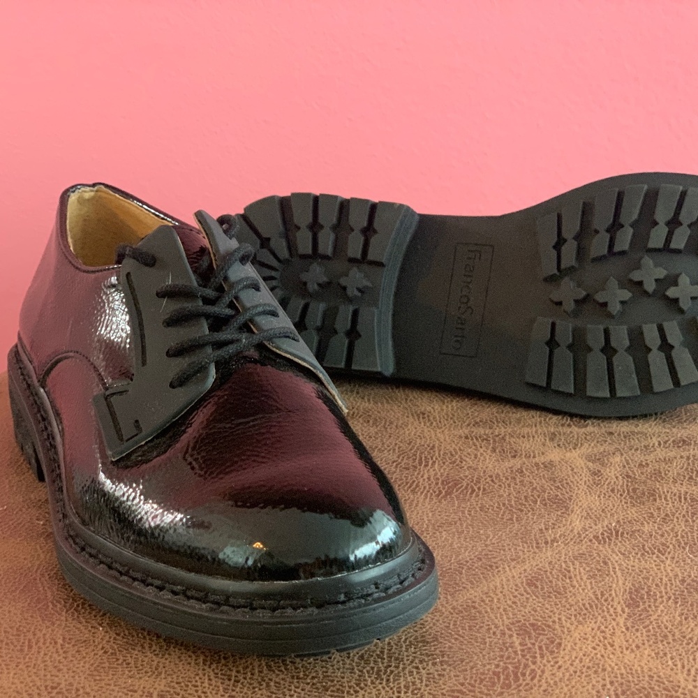 FRANCO SARTO WOMEN'S SIZE 7 + Black Oxfords - NEVER WORN